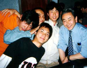 知事と土佐寮生